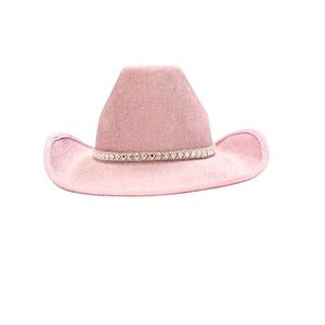 Pink Glitter Cowboy Hat
